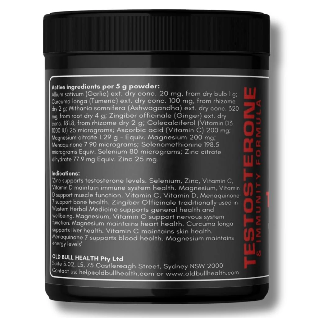 TESTOSTERONE & IMMUNITY FORMULA (30) - Image 5